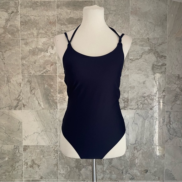 Athleta Keyhole Cut Out Back One Piece Swimsuit - Picture 2 of 7